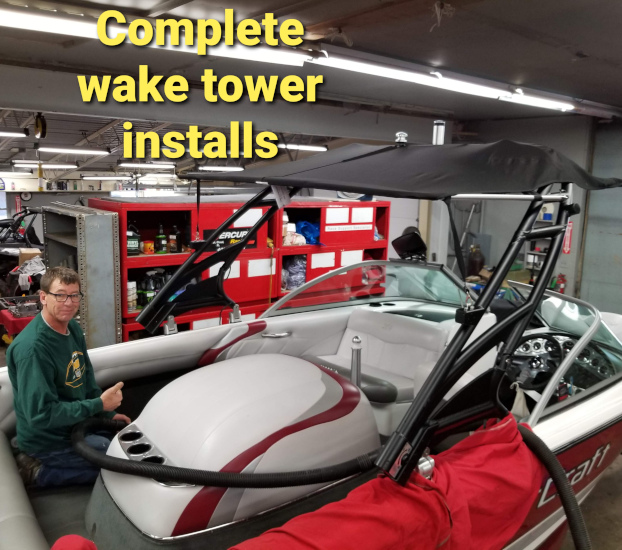 Wake tower install